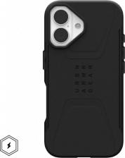 Чехол UAG Чехол с поддержкой MAGSAFE Civilian для iPhone 16 6.1", цвет черный