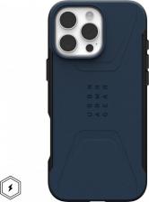 Чехол UAG Чехол защита для iPhone 16 Pro Max "CIVILIANЧехол с поддержкой MAGSAFE Civilian для iPhone 16 Pro Max 6.9", цвет бордовый Bordeaux 0840283914157
