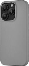 Чехол uBear Чехол Capital Leather Case для iPhone 15 Pro MagSafe серый