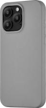 Чехол uBear Чехол Capital Leather Case iPhone 15 Pro Max MagSafe серый