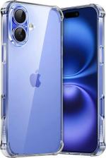 Чехол UGreen Бампер CA102, для Apple iPhone 16 Plus, противоударный, прозрачный [45914]