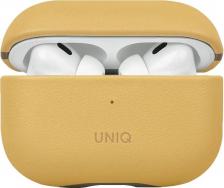 Чехол Uniq Чехол для Airpods Pro 2 Lyden DS Leatherette with handstrap Canary Yellow / Flint Grey