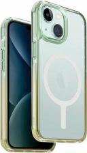 Чехол Uniq Чехол для iPhone 15 с MagSafe Sea Green/Soft Yellow