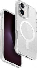 Чехол Uniq Чехол для iPhone 16 Plus LifePro Xtreme с функцией MagSafe и блестками, прозрачный