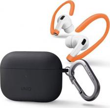 Чехол Uniq Чехол NEXO Liquid silicone + Sports ear hooks для AirPods Pro 2, Серый