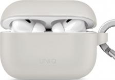Чехол Uniq Комплект - чехол Vencer Silicone case + ремешок для AirPods Pro 2, Серый