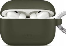 Чехол Uniq Комплект - чехол Vencer Silicone case + ремешок для AirPods Pro 2, Зеленый