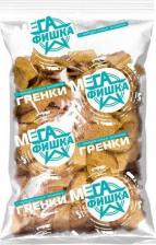 Чипсы, сухарики Фишка Гренки ржано-пшеничные Мега с натуральным чесноком 500 г