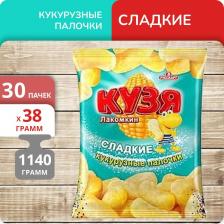 Чипсы, сухарики Кузя Лакомкин Кукурузные палочки Русскарт сладкие 40 г