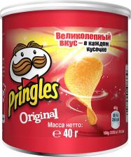 Чипсы, сухарики Pringles Чипсы original 40 г 5053990107339