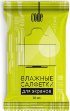 Чистящая принадлежность Code Салфетки для экранов (СС-121) 20шт