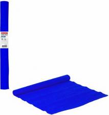 Цветная бумага Brauberg Бумага гофрированная ПЛОТНАЯ, 32 г/м2, синяя, 50х250 см, в рулоне, 126535