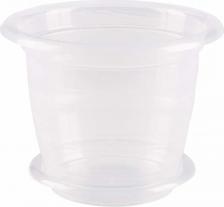 Декор/украшение Альтернатива Цветочный горшок для орхидеи 532985677 1 л прозрачный 1 шт