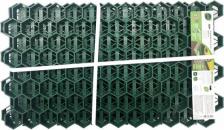 Декор/украшение Geolia Решетка газонная 70x40x3.2 см полипропилен зеленый 4 шт
