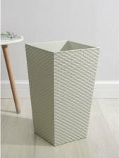 Декор/украшение IDEA Кашпо Ротанг белое (26x26x45.7 см)