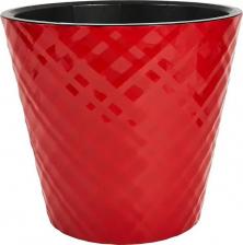 Декор/украшение InGreen Горшок цветочный Manhattan ?19 h17.3 см v3.3 л пластик красный