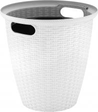 Декор/украшение InGreen Кашпо для цветов Rattan ?32.8 см h25.3 см v20/11 л пластик белоснежный жасмин