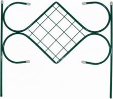 Декор/украшение Ланасад Заборчик ромб малый 5 секций 295(59)х52 см