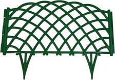 Декор/украшение Master Ограждение декоративное, 34 x 270 см, 6 секций, пластик, зелёное, "Диадема"