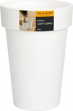Декор/украшение Ola Dom Кашпо Loft long белый d41.5 см