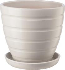 Декор/украшение Вещицы Цветочный горшок BH-39-3 4,7л серый