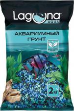 Декорация для аквариума Laguna Грунт для аквариума мраморная крошка, Малахитовая шкатулка, 5-10мм, 2кг