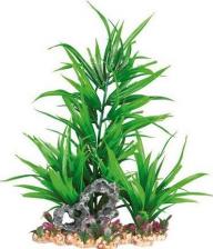 Декорация для аквариума Trixie Искусственное растение для аквариума Plastic Plant, пластик, 28см