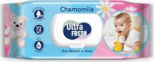 Детские влажные салфетки Ultra Fresh Салфетки влажные для детей и мам с клапаном 72 шт