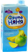 Сок ФрутоНяня банан-манго-яблоко, 500 мл (сок для детского питания)