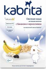 Каша Kabrita на козьем молоке, овсяная, банан-чернослив, 180 г