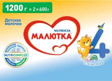 Молочная смесь Малютка Малютка 4, 1200 г (детская смесь)