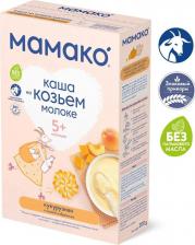 Каша Мамако на козьем молоке, кукурузная, абрикос, кукуруза-тыква, 200 г