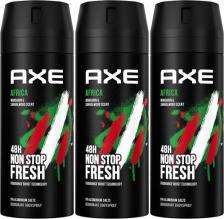 Дезодорант Axe Антиперспирант, мужской, дезодорант спрей AFRICA Мандарин и Сандал, 48 часов защиты без следов 150 мл, 2 шт
