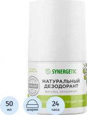 Дезодорант Synergetic Дезодорант Бергамот - зеленый лайм, натуральный, 50 мл