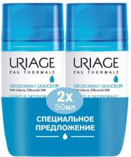 Дезодорант Uriage Дезодорант роликовый "Тройной силы", 2х50 мл
