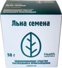 Диетическое питание Фирма «Здоровье» Лен посевной семена Здоровье 100г