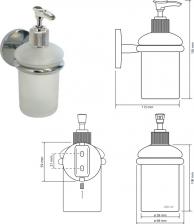 Дозатор жидкого мыла Bemeta 102408022 – фото 3
