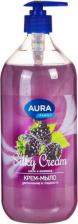Мыло Aura aura_кр.-мыло silky cream с доз.1л_шелк и ваниль 3F7013001