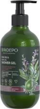 Гель для душа Biodepo Гель для душа с эфирными маслами шалфея и лайма Shower Gel With Sage And Lime Essential Oils