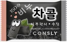 Мыло Consly Средства для ванной и душа Мыло выравнивающее мыло с древесным углём Charcoal Cleansing Soap