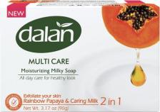 Мыло Dalan Натуральное мыло-уход Multi Care Солнечная папайя и молоко 150 г