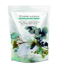 Соль для ванн Empire Australia Соль для ванны с маслами чайного дерева и лимонного мирта Australian Art Series