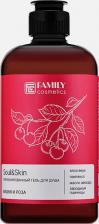 Гель для душа Family Cosmetics Гель для душа soul&skin парфюмированный вишня и роза, 470 мл