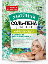 Соль для ванн Фитокосметик Соль для ванны Соль-пена для ванн Хвойная Укрепляющая Хвойная