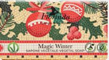 Мыло Florinda Мыло натуральное на основе растительных масел Волшебная зима Vegetal Soap Magic Winter, 100 гр