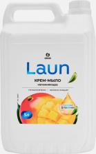 Мыло Grass Увлажняющее жидкое крем-мыло Laun с ароматом манго, 5 л