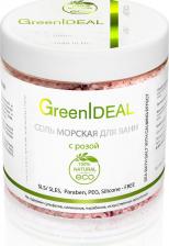 Соль для ванн GreenIdeal Соль для ванн "Морская | С розой", 520 г