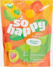 Соль для ванн Laboratory Katrin Соль для ванн с коллагеном SOHappy - Мохито лайм 500 г