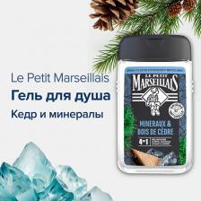 Гель для душа Le Petit Marseillais Гель для душа 4 в1"Кедр и минералы", мужской 250 мл, Италия
