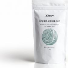 Соль для ванн Marespa Английская соль для ванн с магнием EPSOM с натуральным маслом эвкалипта, 1 кг